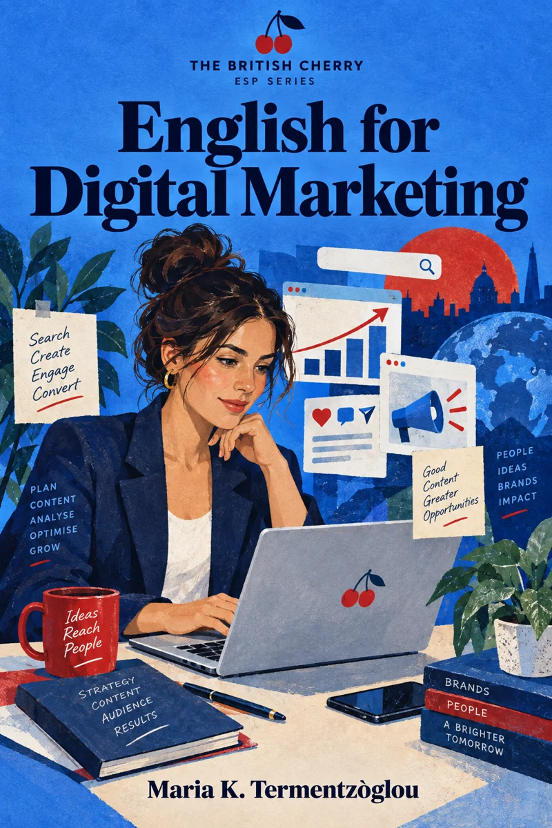 English for Digital Marketing — The British Cherry ESP Series cover