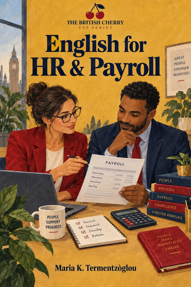 English for HR & Payroll — The British Cherry ESP Series cover