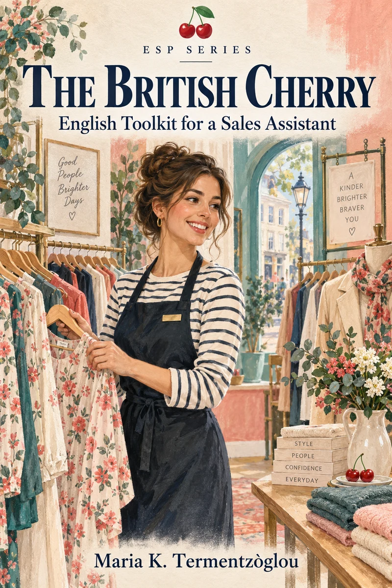 English Toolkit for a Sales Assistant — The British Cherry ESP Series cover